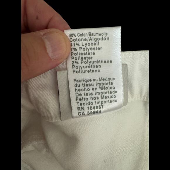 Adriano Goldschmied AG Farrah Ankle Jeans White 30R High Rise Skinny Stretch - Picture 9 of 13